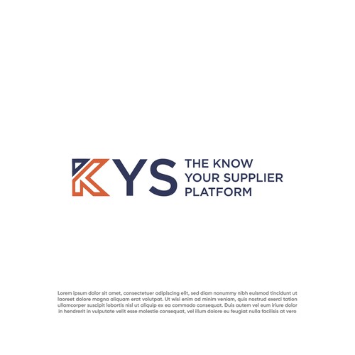 Logo for suppliers data platform Réalisé par Rabeyi