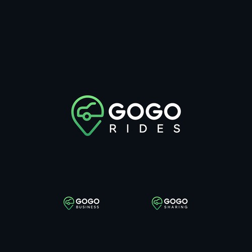 Go Go Rides Logo(s)-ontwerp door arjun.raj