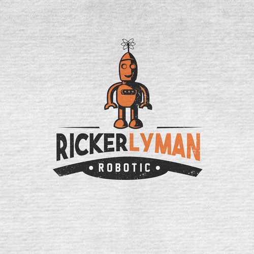 Ricker Lyman Robotic needs a retro Atomic Age logo Design by wilndr
