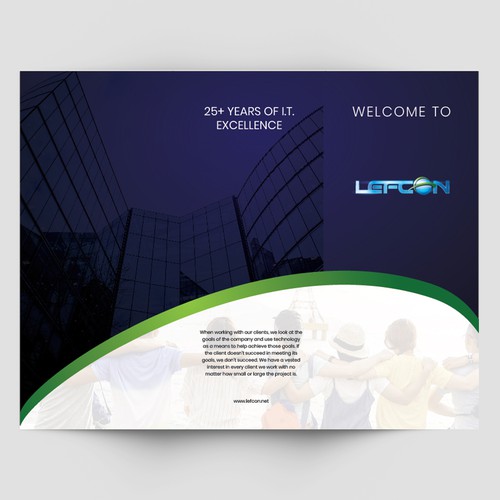 Customer Welcome Brochure Design by DejanV