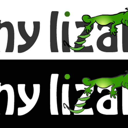 Tiny Lizard Logo Diseño de medidog