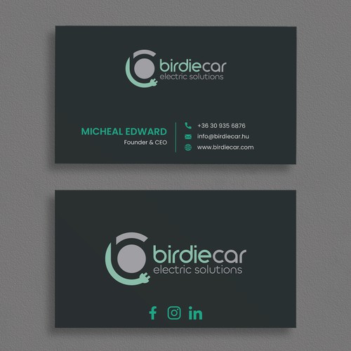 business card for company called birdie Design by moshiur008