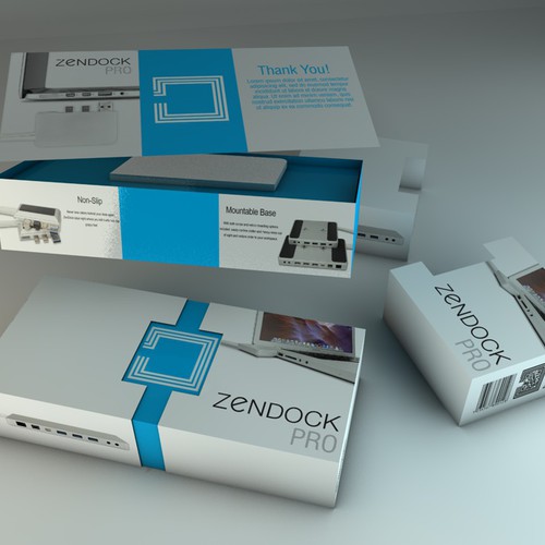 Zenboxx - Beautiful, Simple, Clean Packaging. $107k Kickstarter Success! デザイン by AleDL