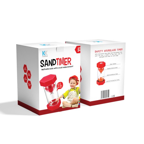 Product packaging for Sand-Timer Design by syakuro