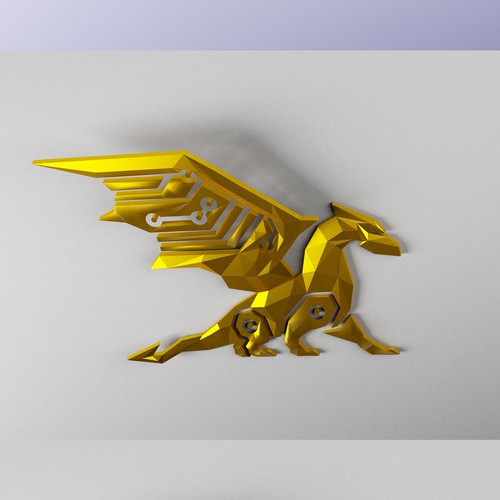 3D Dragon Rendering Design by Sifa Lovely Design