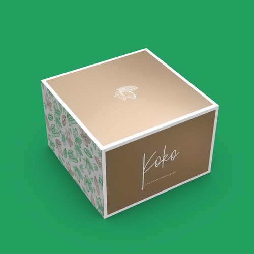 Design a folding chocolate box Design by — P R E M I U M —