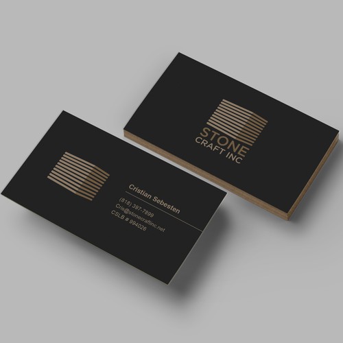 Diseño de Business Card - Stone Craft de PAPRI802030