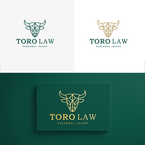 Design a unique skull bull logo for a personal injury law firm Design by Logonatics