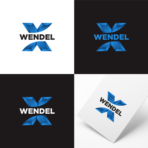 Luxury Logo Design for Wendel X — A Premium Construction Brand Built Different Design by Ms. P