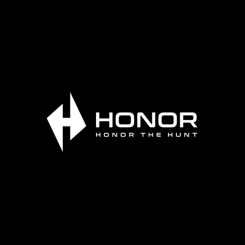 Design a masculine logo for HONOR HUNTING.com-ontwerp door blue09