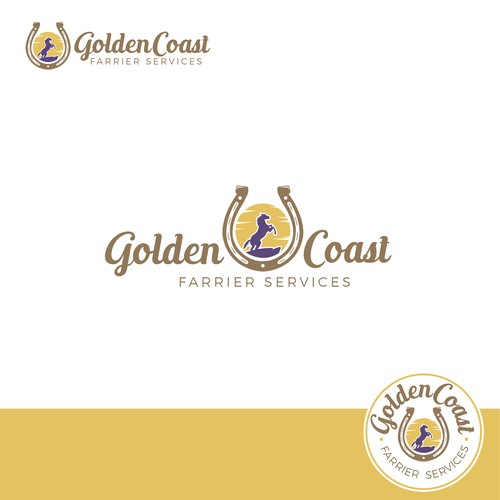 Golden Coast Farrier Services Design by Sava M- S Design