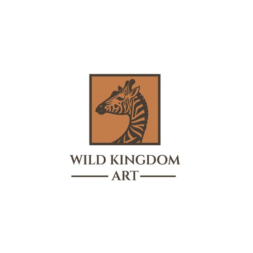 Design a logo for my artwork inspired by exotic animals! “Wild Kingdom Art” Design réalisé par Jaely