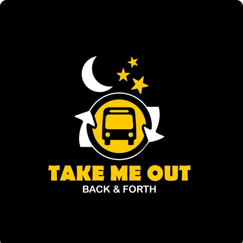 "Crea un logotipo para una empresa de transporte privado para las noches y bohemia santiaguina" winning Logo design