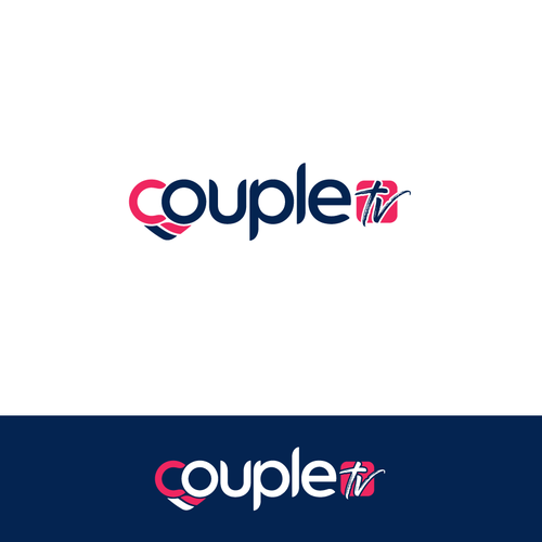 Couple.tv - Dating game show logo. Fun and entertaining. Réalisé par Sufiyanbeyg™