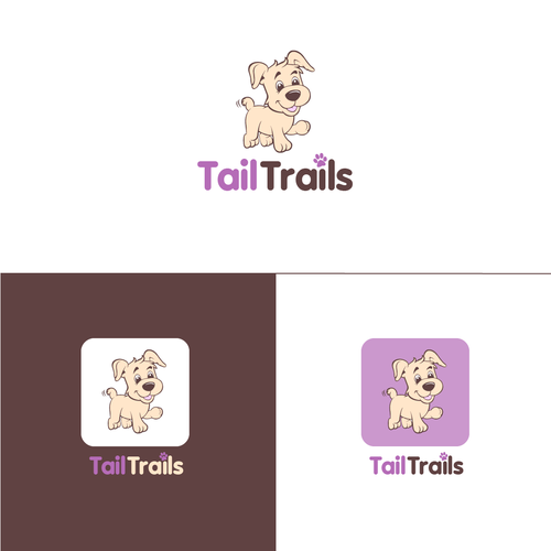 Design a CUTE Dog Mascot Logo for a Mobile App Design by Alexandra Butuc