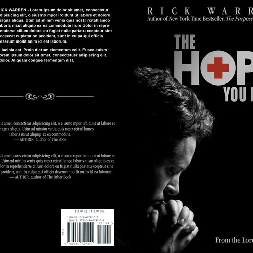 Design Rick Warren's New Book Cover Diseño de Rusty May