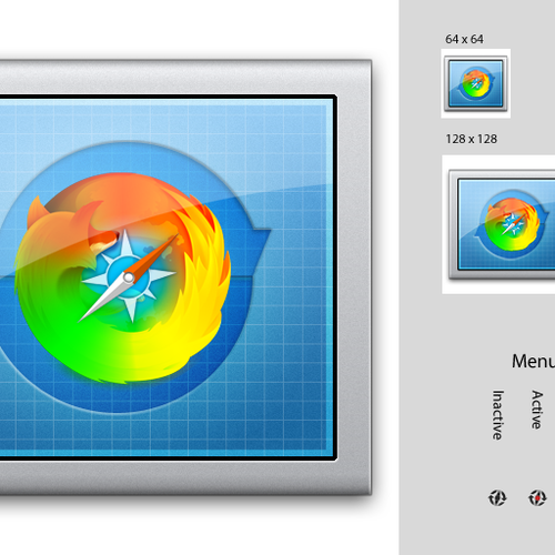 Mac app icon for LiveReload Diseño de Akhil K.