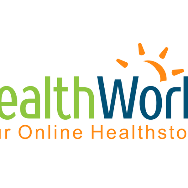 HealthWorld needs a logo that people can feel good about