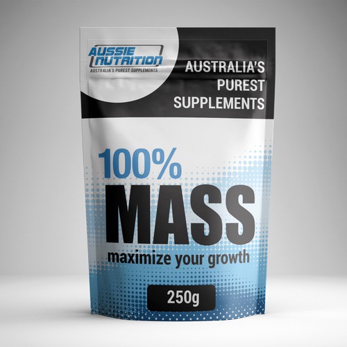 Aussie Nutrition supplement range needs new packaging! Design by trogled