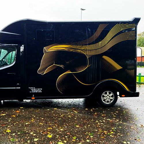 Stunning Horsebox Graphics Design Design by Fachri Iffat
