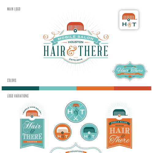 Hair Salon Logo Premade Logo Business Logo Custom Logo 