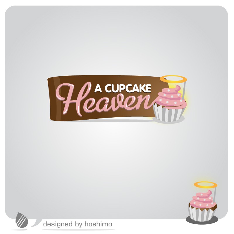 Cupcake logo with the title 'A Cupcake Heaven'