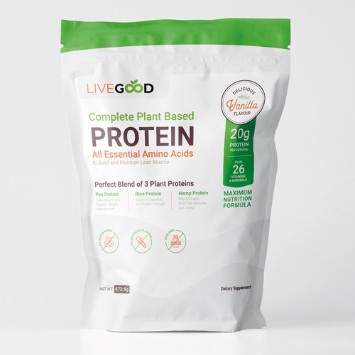 ***GUARANTEED PRIZE*** - LABEL DESIGN for Protein Powder -*****NEW***** Design by cpsc