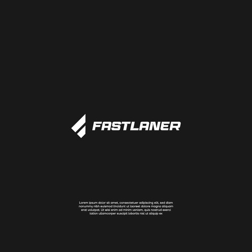 Logo + Brand for Fastlaner™ Design by Basit Khatri