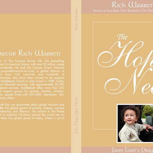 Design Rick Warren's New Book Cover Design réalisé par VasconesForces