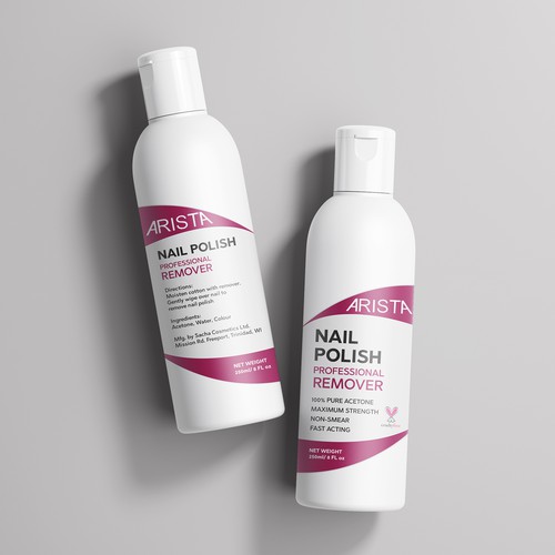 Arista Nail Polish Remover Design by Rajith Shantha