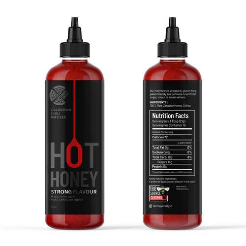 Hot Honey Bottle/Label Needed Design by M3LLS