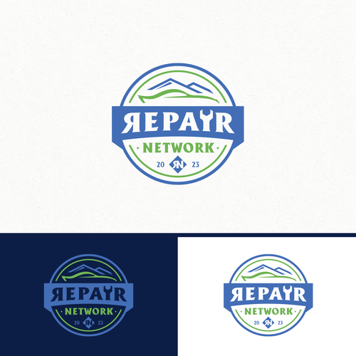 Repair Network logo design needed for auto and home repairs Design by mmkdesign