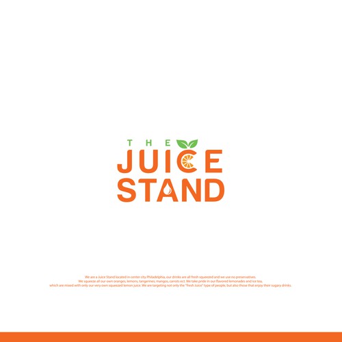 Design a FRESH logo for "The Juice Stand" Design by Bravy Art