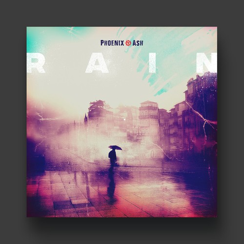 Design a cool album cover for a Japanese rock song Design by P I X 3 L