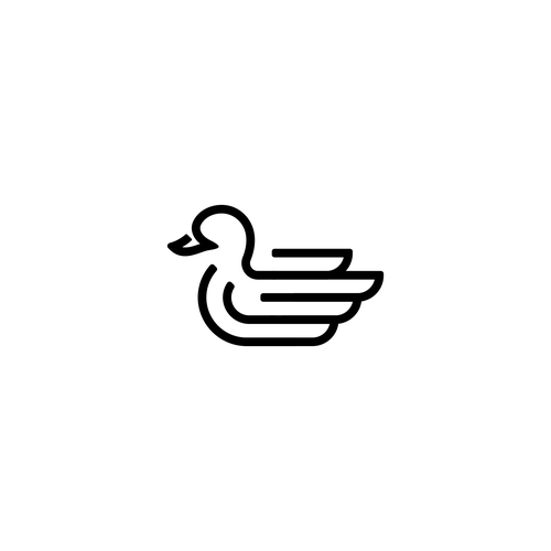 Modern duck logo for professional setting Design by hacilos