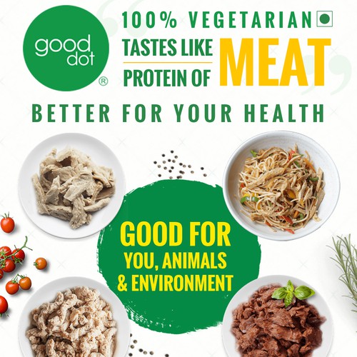 1st Vegetarian Meat Company In India Needs A Poster Poster Contest 99designs