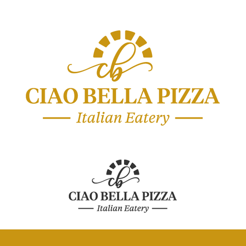 Diseño de Ciao Bella Pizza Logo de Luel