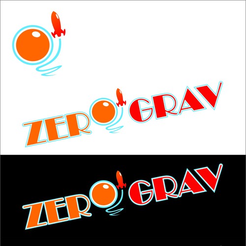 Nice, friendly logo for Zero Grav Design réalisé par etev12