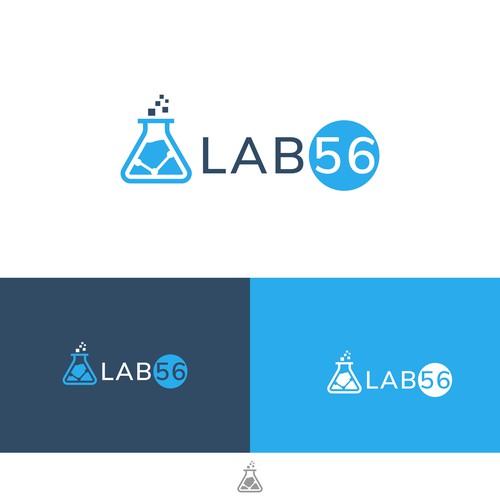 Sleak modern logo for a technology lab Design by keoart