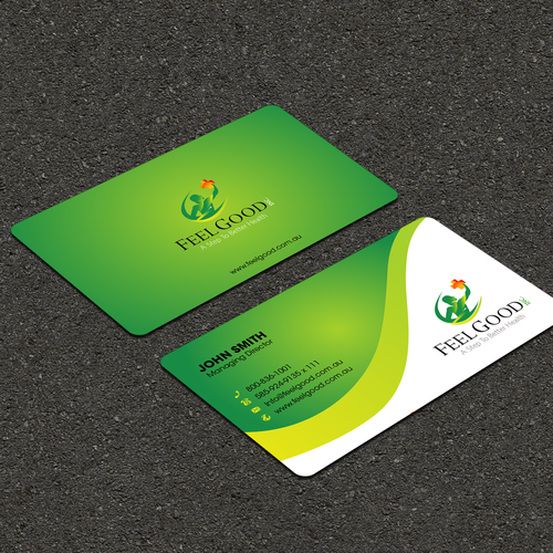 A Step To Better Health - Business card for the medical industry Design by FK_Designs