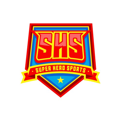 logo for super hero sports leagues Réalisé par Wiwitjaya