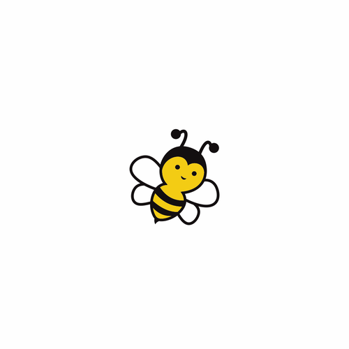 Design a cute, happy logo for Happiest Bee.-ontwerp door Lienro