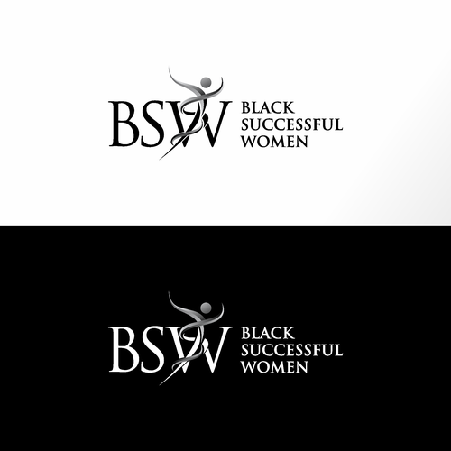 Upscale logo for the successful Black woman who wants to level up personally and professionally Design réalisé par KiKy Dsign