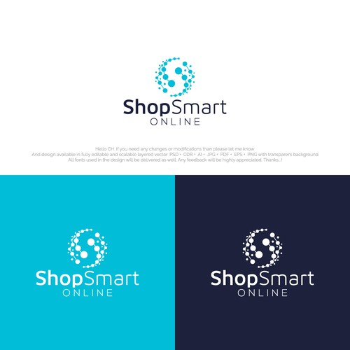 "SHOPSMART ONLINE" BRAND LOGO Design by Shanawas7