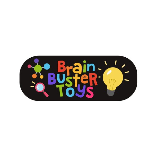 Brain Buster Toys Logo & Social Media Contest. Design by BrainstormingDsg