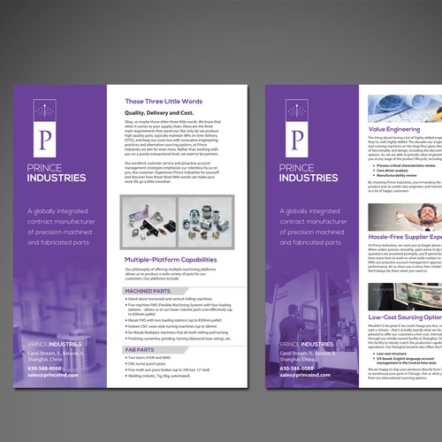 Prince Value Proposition Flyer | Postcard, flyer or print contest