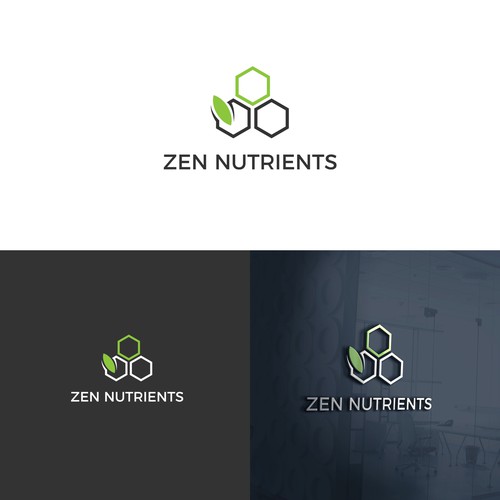 When science and nature collide.....need a modern zen nutrients supplement brand logo. Design by Gege Design