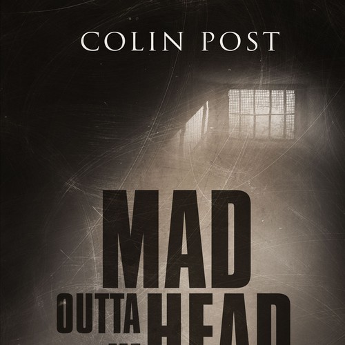 Book cover for "Mad Outta Me Head: Addiction and Underworld from Ireland to Colombia" Diseño de _BOB_
