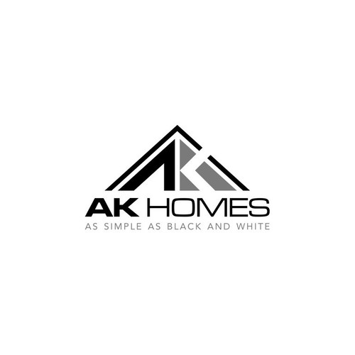 AK Homes new real estate office logo design Logo design contest