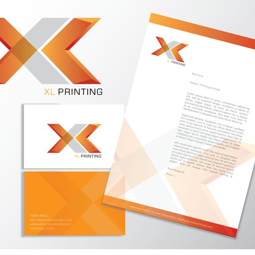 Printing Company require Logo,letterhead,Business card design Design by nestoz